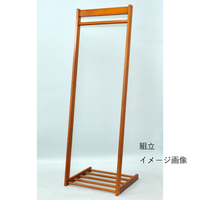 宅配＿天然木L型ハンガー　幅50cm