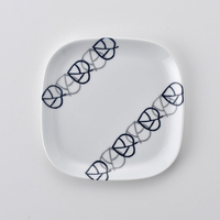 角プレート　二色葉