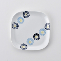 角プレート　丸紋菊