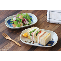 JAPANスヌーピー楕円プレート2柄組