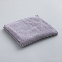 甘撚りコットン　バスタオル　グレー