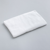甘撚りコットン　フェイスタオル　ホワイト