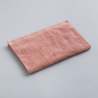 甘撚りコットン　フェイスタオル　オレンジ