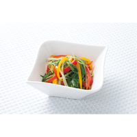 水菜とカラーピーマンの和えもの