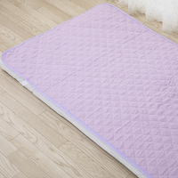 洗える手引き真綿敷パッド　シングル　ラベンダー