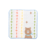 ポペット　ハンカチ　ブラウン（クマ）