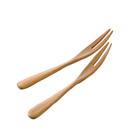 竹二ツ又デザートフォーク　2本組