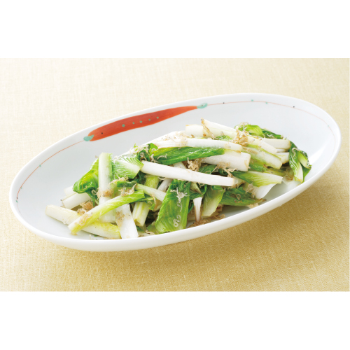 うるいとじゃこの炒めもの