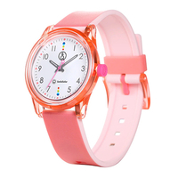 Q＆Qスマイルソーラーウォッチ　MS　ピンク