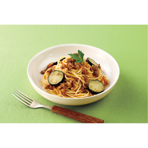 煮込まず簡単！なすと牛肉のボロネーゼ