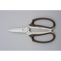 本刃付ステン刃長木鋏　195mm