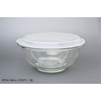 iwaki耐熱3点ボウルベーシックレンジカバー付1組