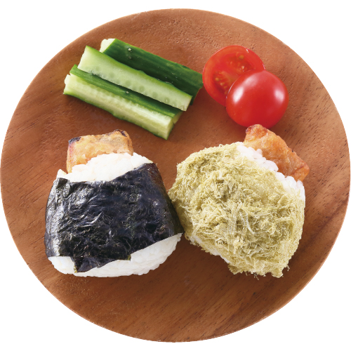 ぶり竜田揚げの天むす風