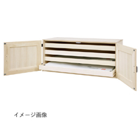 宅配＿総桐上置タンス　扉タイプ