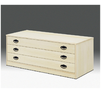 宅配＿総桐下置タンス　引戸　3段