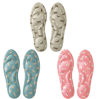 足裏ふわふわインソール　ネコ柄3色組