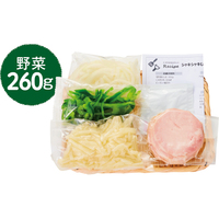 シャキシャキじゃがいもとハムの塩炒