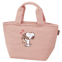 コーデュロイ生地ランチバッグSNOOPY　with　BEAR
