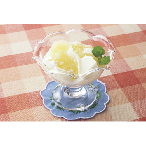 美生柑入りやわらか杏仁豆腐