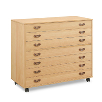 宅配＿柿渋染め総桐チェスト　7段