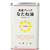 国産ブレンドなたね油角缶