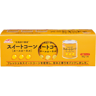 スイートコーン缶粒状3缶組 ｜生協の食材宅配 生活クラブの