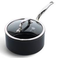 グリーンパン　バルセロナプロ　ソースパン18cm