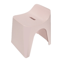 ヒューバス　バススツール　高さ30cm　グレイッシュピンク