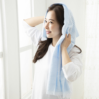 今治シャンプータオル　ベイビーブルー