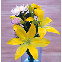 春のお彼岸用盛り花