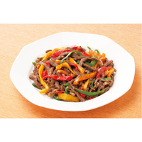 カラーピーマンの青椒肉絲