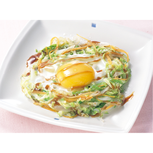 キャベツの巣ごもり卵