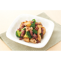 ほたるいかと野菜のペペロンチーノ炒め