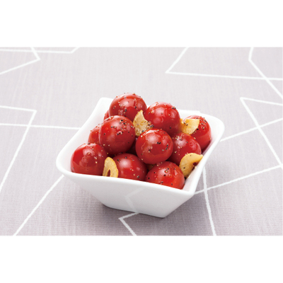 ミニトマトのガーリック和え