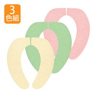 消臭ベンザシート　3色組（ピンク・グリーン・イエロー）