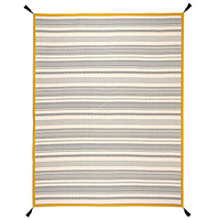 宅配　インド綿ラグ　テラ　185×240　ブラック