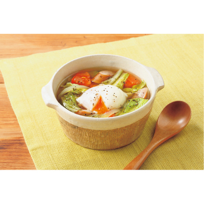 キャベツの温たまスープ