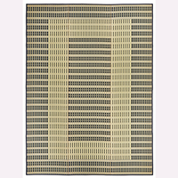 【宅配】ラグ青藍　裏張り付　261×352