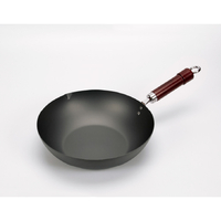 「極」鉄炒め鍋（右口）　28cm