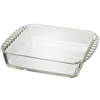 HARIO　耐熱ガラス製スクエア皿　2000