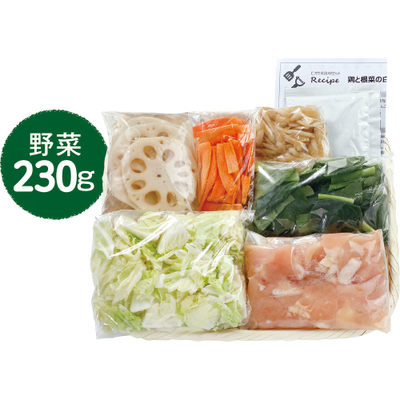 ※野菜重量はレンコン水煮を除く