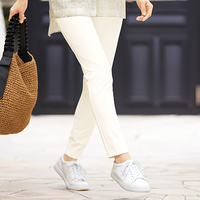 東レ「シェルタリングホワイト」サマーパンツ　オフW　LL