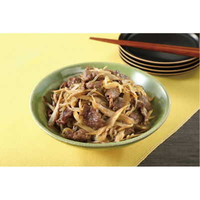 牛肉としらたきの甘辛煮