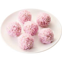 桜色珍珠丸子（もち米肉団子）
