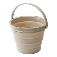 ソフトバケツ8型　ベージュ