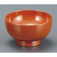 腰高汁椀　洗朱