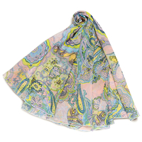 着やせ美人のスカーフベスト　ペールピンク