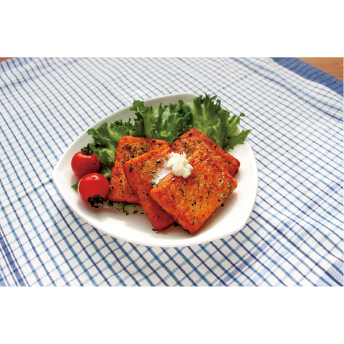 バターでこんがり焼いて青のりをふりかけても