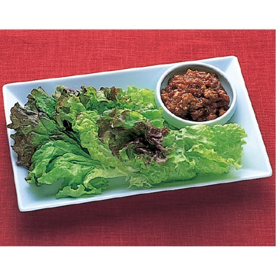 サニーレタスの肉包み