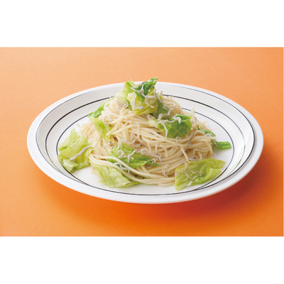春キャベツとじゃこのパスタ